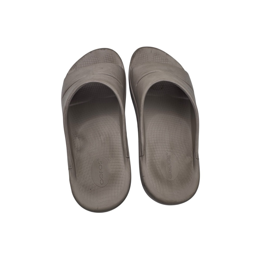 OOFOS Men's Gray Sandals - Size 11 - Picture 7 of 10